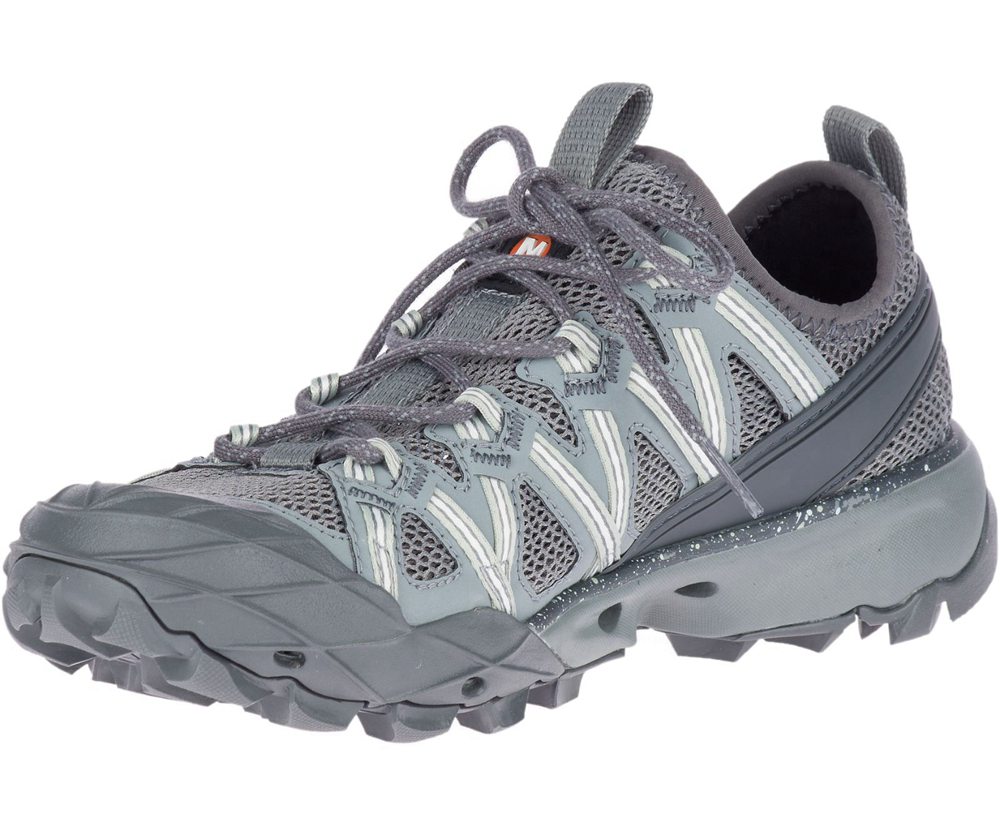 Merrell Hiking Shoes Grey - Choprock - Womens 03VPXGYSN